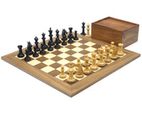 Zestaw szachowy Bath Ebony i Walnut
