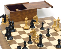 Zestaw szachowy Bath Ebony i Walnut