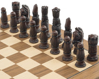 Berkeley Chess wiktoriańskie rude bierki szachowe