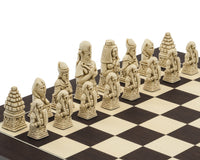 Berkeley Chess — egipskie rdzawo-brązowe bierki szachowe