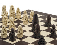 Berkeley Chess — egipskie rdzawo-brązowe bierki szachowe