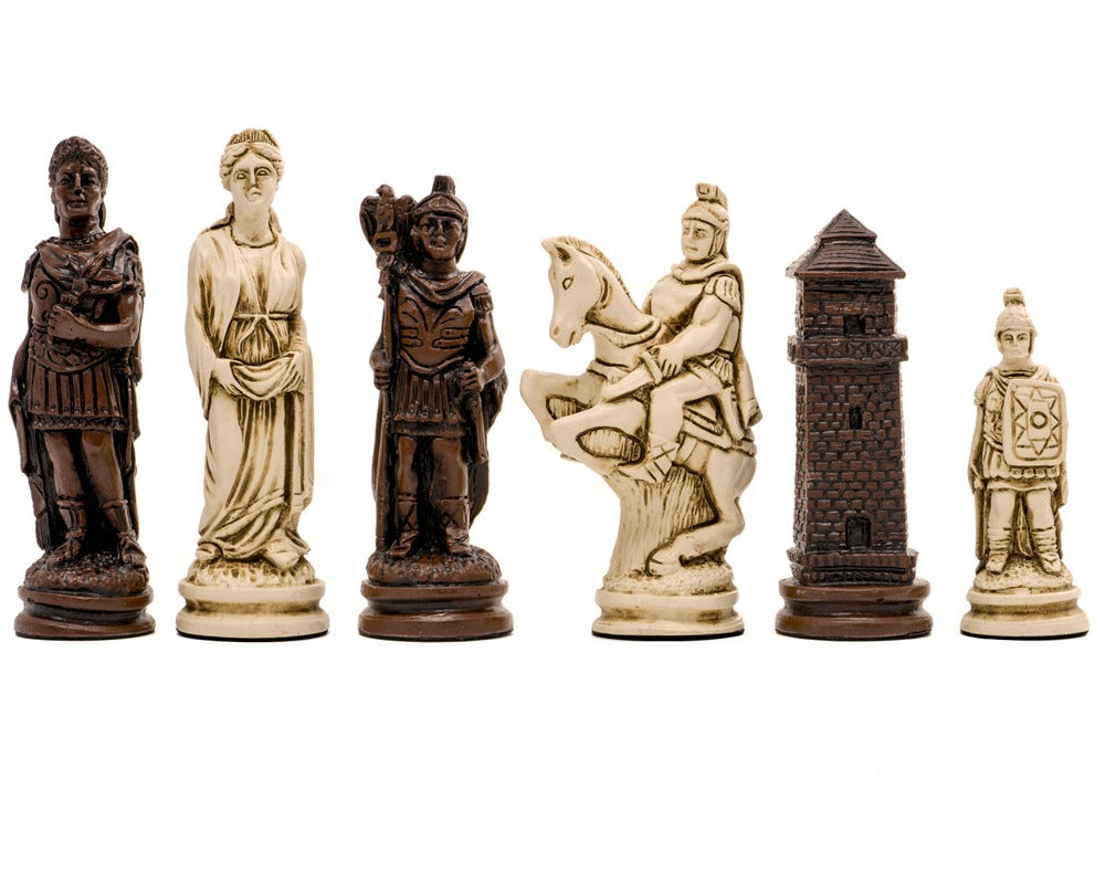 Bierki szachowe Berkeley Chess Roman Russet