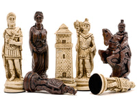 Bierki szachowe Berkeley Chess Roman Russet