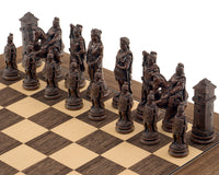 Bierki szachowe Berkeley Chess Roman Russet