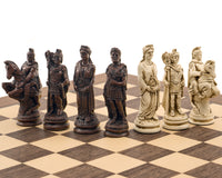 Bierki szachowe Berkeley Chess Roman Russet