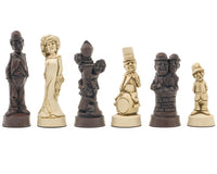 Bierki szachowe Berkeley Chess Movie Stars Russet