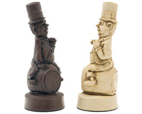 Bierki szachowe Berkeley Chess Movie Stars Russet