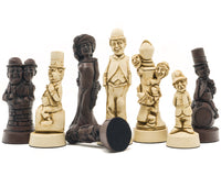 Bierki szachowe Berkeley Chess Movie Stars Russet