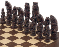 Bierki szachowe Berkeley Chess Reynard the Fox Russet