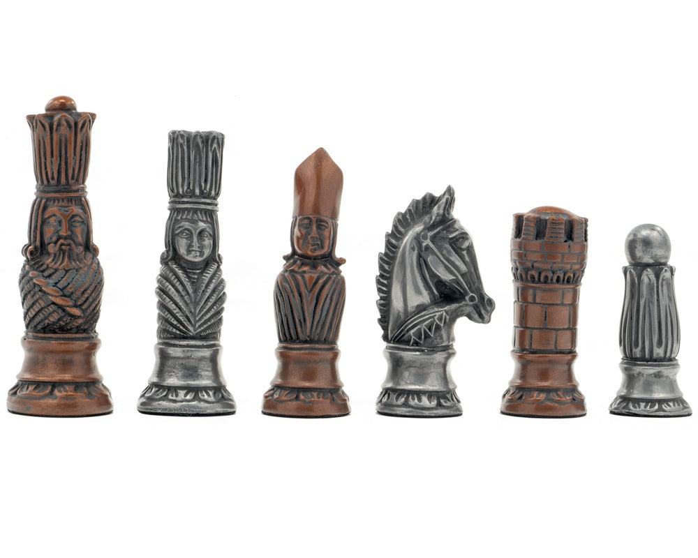 Berkeley Chess — wiktoriańskie metaliczne bierki szachowe