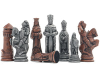 Berkeley Chess Camelot — metaliczne bierki szachowe