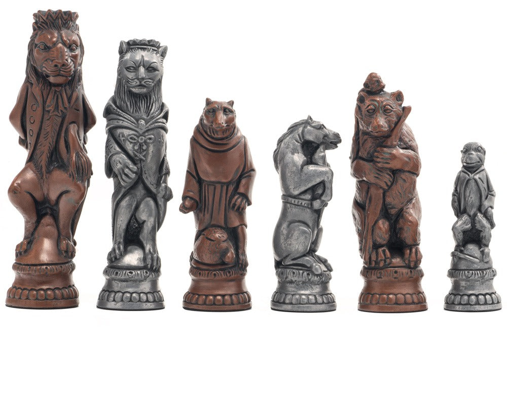 Berkeley Chess Reynard the Fox — metalowe bierki szachowe