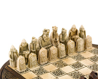 Isle of Lewis — kompaktowy celtycki zestaw szachowy 22,9 cm