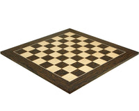 55 cm luksusowa szachownica z Tiger Ebony i klonu