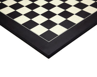Szachownica Deluxe 45 cm — czarna i klonowa