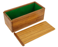 Szafka na figury szachowe Sheesham 28 cm z przesuwaną pokrywą