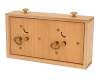 Drewniany zegar szachowy Turnier - jasne drewno