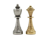 Finnesburg Series — Bierki szachowe z mosiądzu i niklu — 7,6 cm