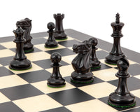 Seria Highgrove Ebonised Staunton Chess Figures 8 cm