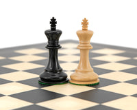 Seria Highgrove Ebonised Staunton Chess Figures 8 cm