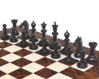 Seria Bath Classic — Bierki szachowe Staunton z hebanu, 10,8 cm