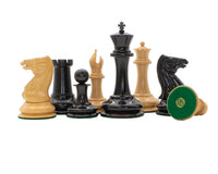 Dokładna replika London z 1850 r. Edycja limitowana 9 cm Ebony Chess Men z etui