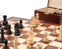 Zestaw szachowy Down Head Grand Championship, czarny