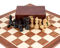 Zestaw szachowy Down Head Grand Championship, czarny