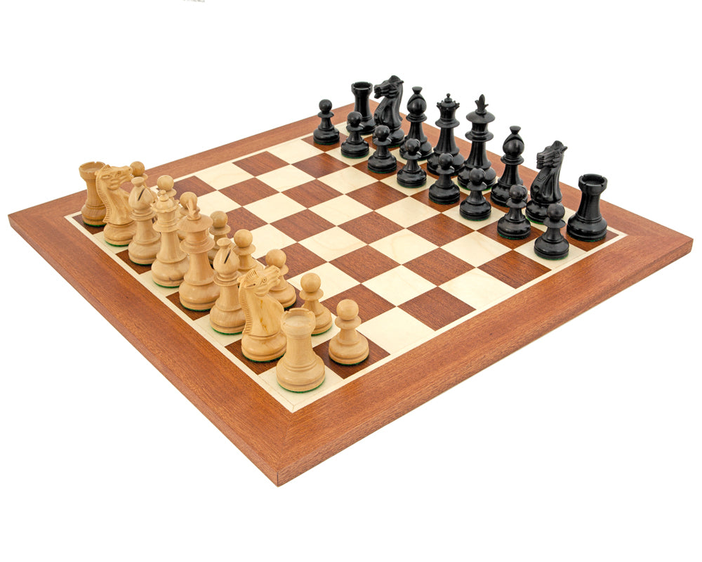 Zestaw szachowy Royal Flower Mahogany