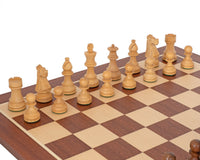 Zestaw szachowy Rycerz Francuski Sheesham Mahoń