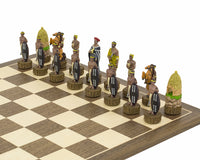 Tematyczny, ręcznie malowany zestaw szachowy „The British Vs Zulus” od Italfama
