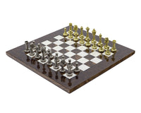 Luksusowy zestaw szachowy Finnesburg i Dark Walnut