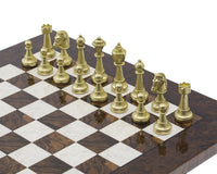 Luksusowy zestaw szachowy Finnesburg i Dark Walnut