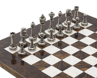 Luksusowy zestaw szachowy Finnesburg i Dark Walnut