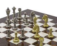 Luksusowy zestaw szachowy Finnesburg i Dark Walnut