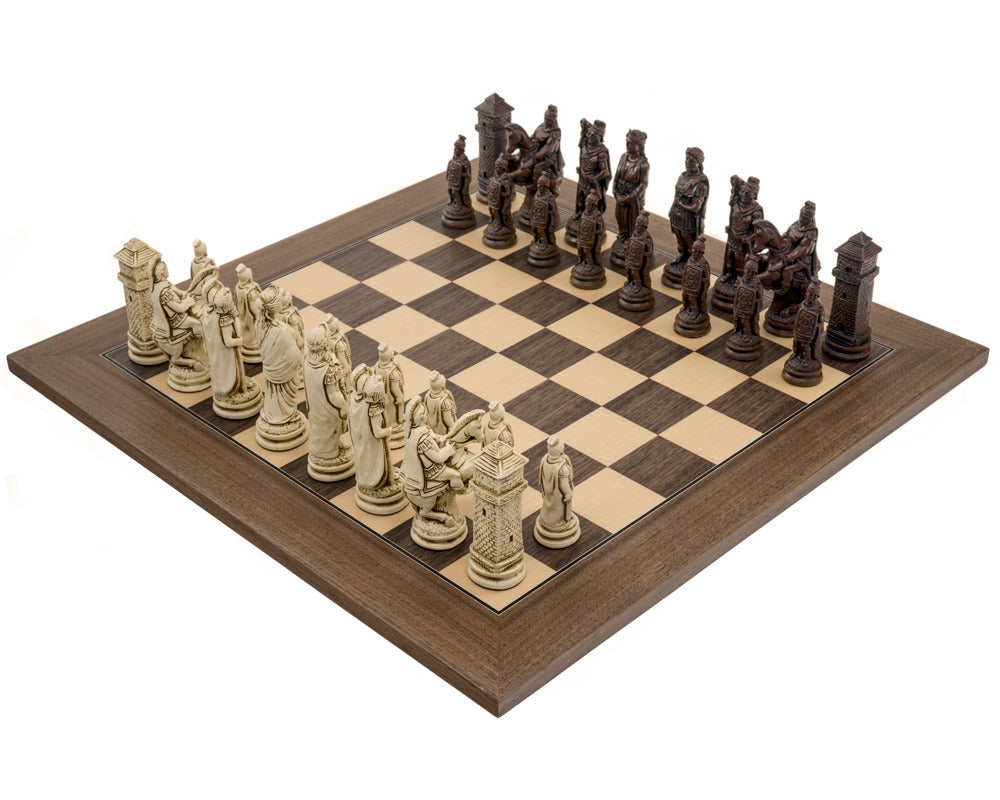 Zestaw szachowy Berkeley Chess Roman Russet i Walnut