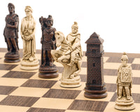 Zestaw szachowy Berkeley Chess Roman Russet i Walnut