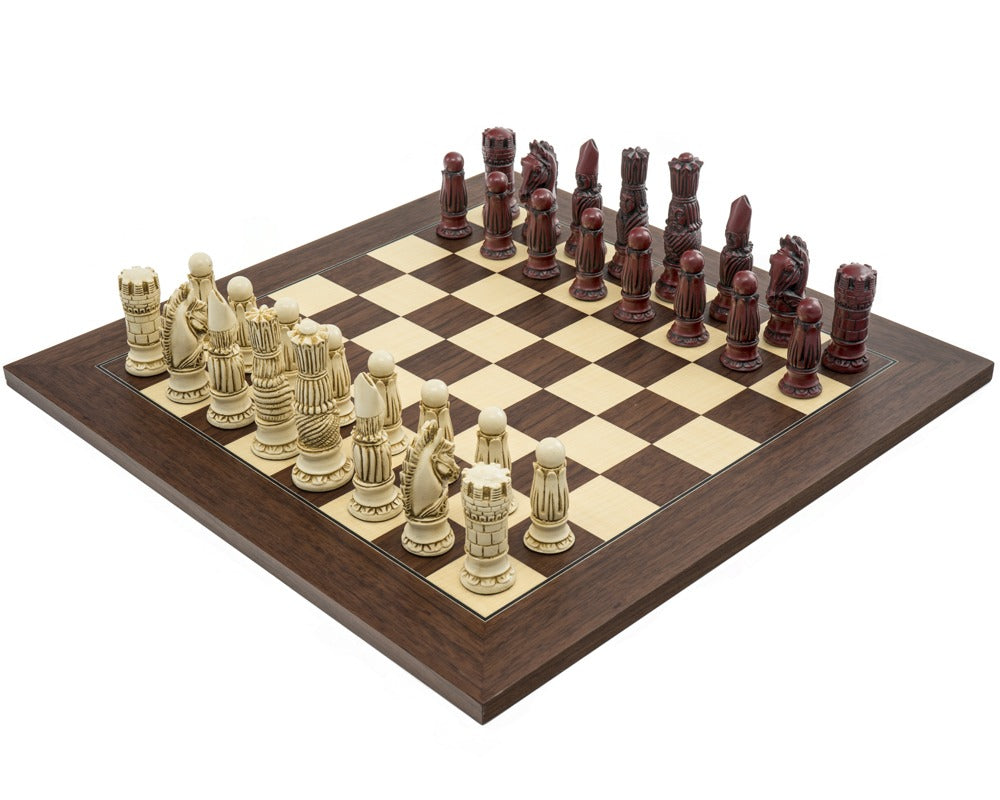 Zestaw szachowy Berkeley Chess Victorian Cardinal — palisander