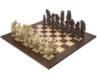 Berkeley Chess Reynard the Fox Russet i Palisander — wielki zestaw szachowy