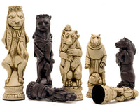 Berkeley Chess Reynard the Fox Russet i Palisander — wielki zestaw szachowy