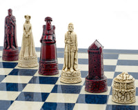 Zestaw szachowy Berkeley Chess „Scottish Cardinal Blue”