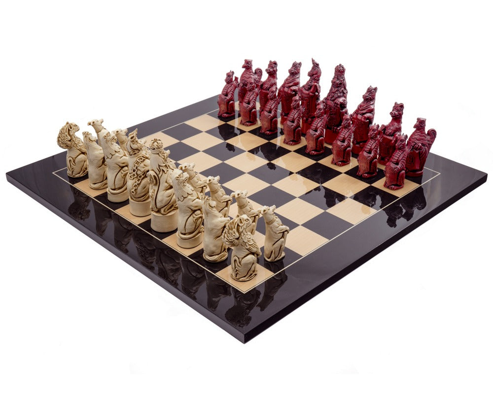 Berkeley Chess Królewskie Bestie Czarny Kardynał — Wielki zestaw szachowy