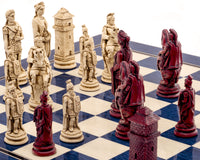 Zestaw szachowy Berkeley Chess Roman Blue Cardinal