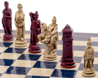 Zestaw szachowy Berkeley Chess Roman Blue Cardinal
