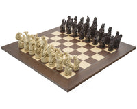 Berkeley Chess Royal Beasts Russet i Palisander Grand Zestaw szachowy