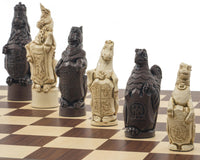 Berkeley Chess Royal Beasts Russet i Palisander Grand Zestaw szachowy