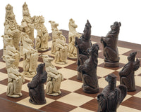 Berkeley Chess Royal Beasts Russet i Palisander Grand Zestaw szachowy