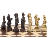Berkeley Chess Movie Stars Russet i Palisander — Grand zestaw szachowy