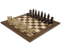 Berkeley Chess Angielski Russet & Walnut — zestaw szachowy