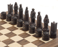 Berkeley Chess Angielski Russet & Walnut — zestaw szachowy